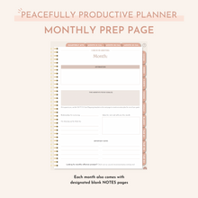 Load image into Gallery viewer, Digital Daily Peacefully Productive Planner® (Undated)
