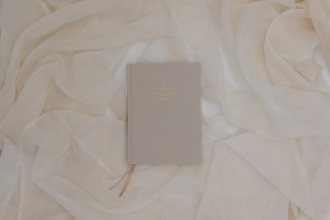 Peacefully Productive Journal™ (2026 Version) launching 9/18 to the waitlist!