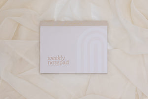 Weekly Planning Notepad - Undated (launching 9/18 to the waitlist!)