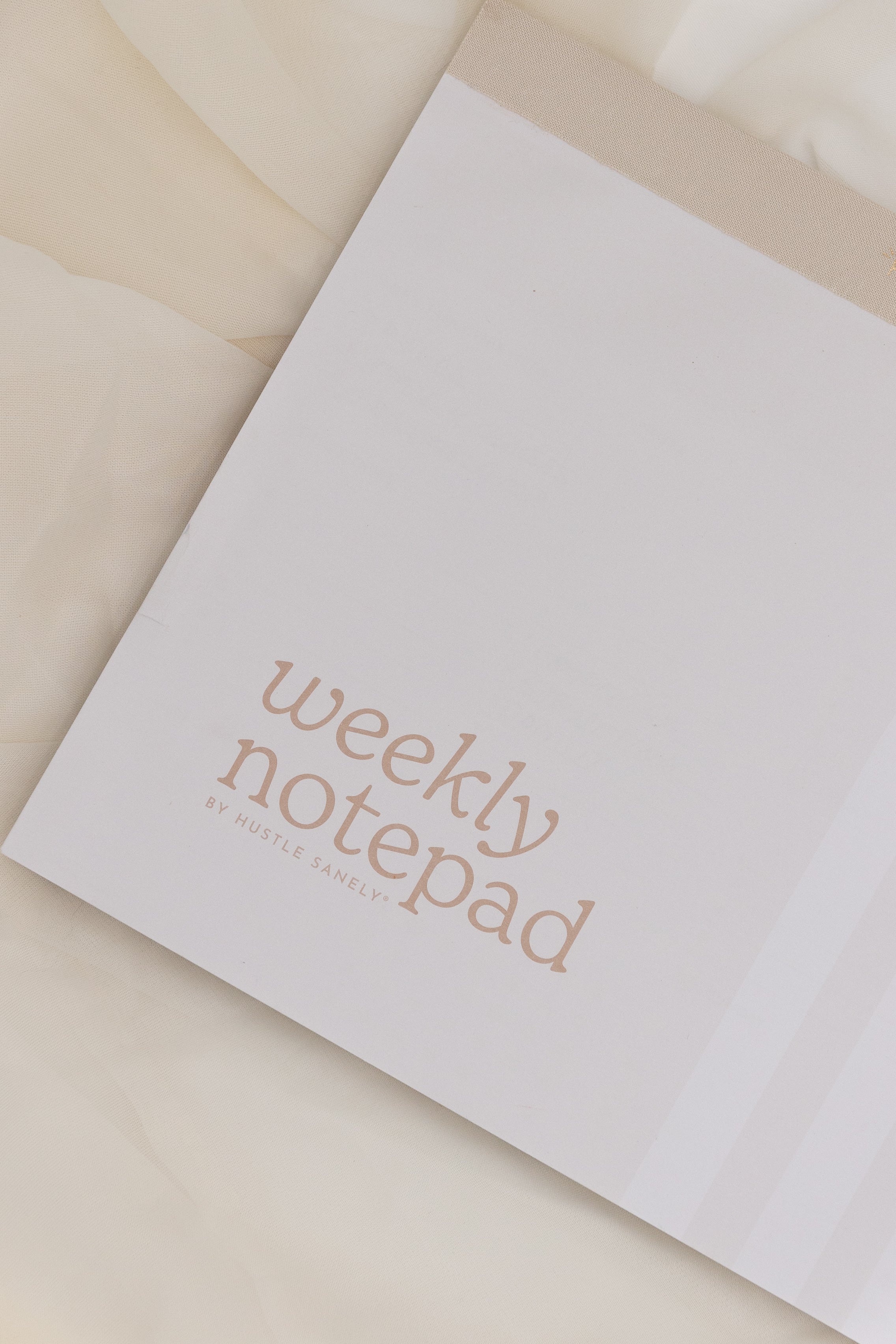 Weekly Planning Notepad - Undated – Hustle Sanely