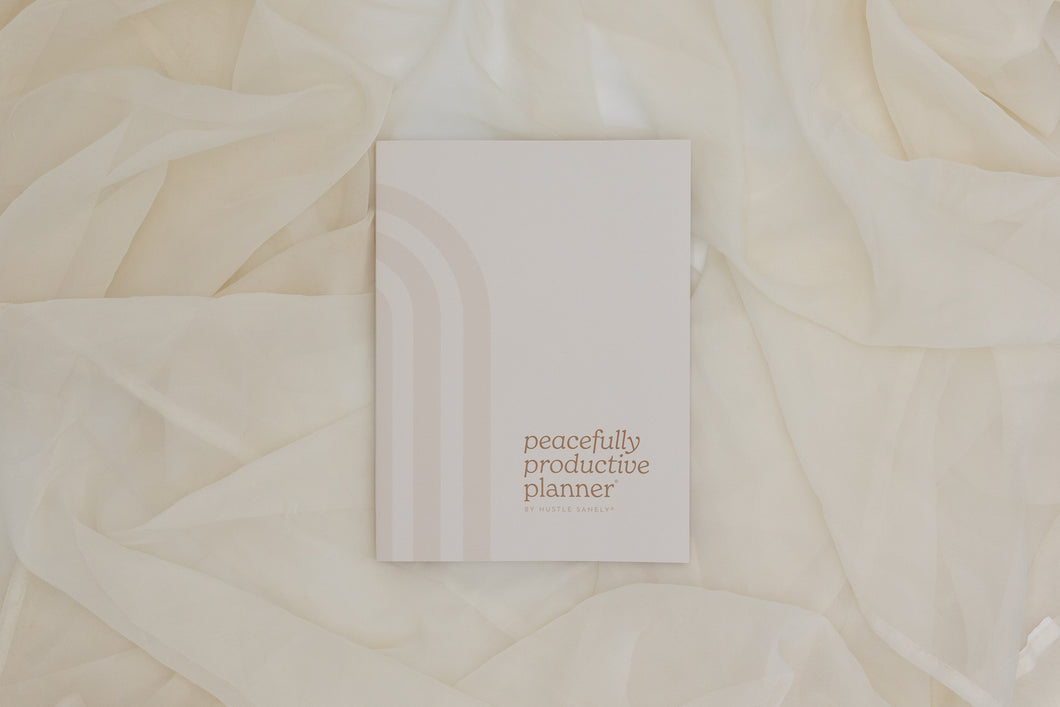Monthly Peacefully Productive Planner® - Undated (launching 9/18 to the waitlist!)