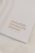 Load image into Gallery viewer, Monthly Peacefully Productive Planner® - Undated (launching 9/18 to the waitlist!)