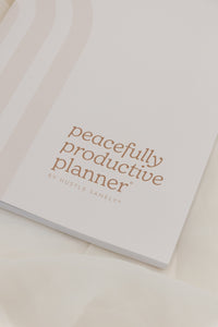Monthly Peacefully Productive Planner® - Undated (launching 9/18 to the waitlist!)