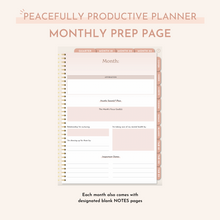 Load image into Gallery viewer, Digital Undated Quarterly Peacefully Productive Planner®