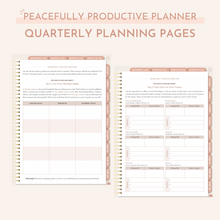 Load image into Gallery viewer, Digital Undated Quarterly Peacefully Productive Planner®