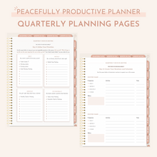 Load image into Gallery viewer, Digital Undated Quarterly Peacefully Productive Planner®