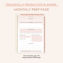 Load image into Gallery viewer, Digital Undated Quarterly Peacefully Productive Planner®