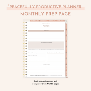 Digital Daily Peacefully Productive Planner® (Undated)