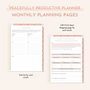 Digital Undated Quarterly Peacefully Productive Planner®