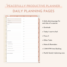 Load image into Gallery viewer, Digital Daily Peacefully Productive Planner® (Undated)