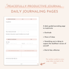 Digital Peacefully Productive Journal™