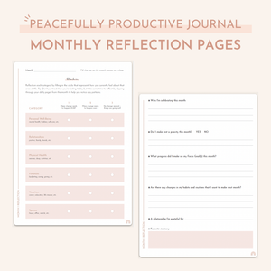 Digital Peacefully Productive Journal™