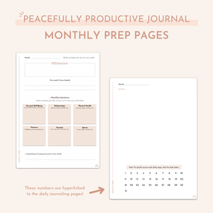 Digital Peacefully Productive Journal™