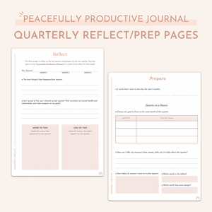 Digital Peacefully Productive Journal™