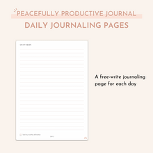 Load image into Gallery viewer, Digital Peacefully Productive Journal™