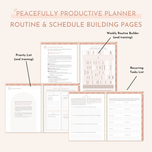 Digital 2024 Weekly Peacefully Productive Planner®
