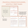 Digital 2024 Weekly Peacefully Productive Planner®