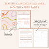 Digital 2025 Weekly Peacefully Productive Planner®