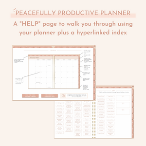 Digital 2025 Weekly Peacefully Productive Planner®