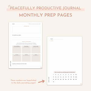 Digital Peacefully Productive Journal™