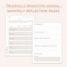 Load image into Gallery viewer, Digital Peacefully Productive Journal™