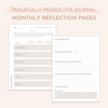 Digital Peacefully Productive Journal™