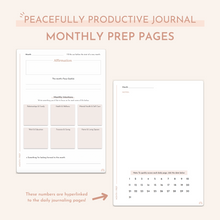 Load image into Gallery viewer, Digital Peacefully Productive Journal™