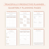Digital Monthly Peacefully Productive Planner® (Undated)