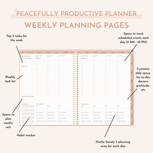 Load image into Gallery viewer, Digital 2026 Weekly Peacefully Productive Planner®