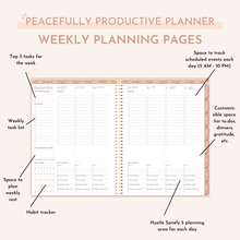 Load image into Gallery viewer, Digital 2027 Vertical Weekly Peacefully Productive Planner®