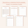 Digital Monthly Peacefully Productive Planner® (Undated)