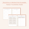 Digital 2027 Horizontal Weekly Peacefully Productive Planner®