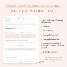 Load image into Gallery viewer, Digital Peacefully Productive Journal™