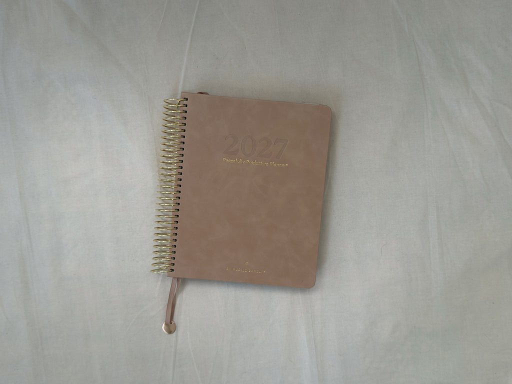 2027 Horizontal Weekly Peacefully Productive Planner®