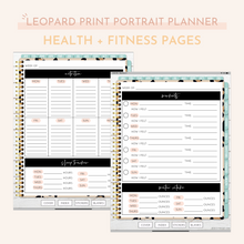 Load image into Gallery viewer, Digital Leopard Print Planner | Undated Portrait