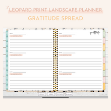 Load image into Gallery viewer, Digital Leopard Print Planner | Undated Landscape