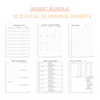 Digital Life Insert Bundle | Print or Use for Digital Planning