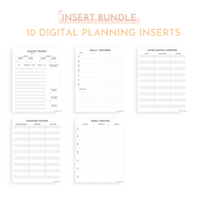 Load image into Gallery viewer, Digital Life Insert Bundle | Print or Use for Digital Planning