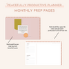 Digital 2023 Weekly Peacefully Productive Planner®